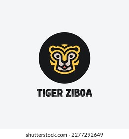 Tiger face logo, Cat face, angry cat, animal face