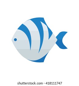 Tiger fish Vector Cartoon