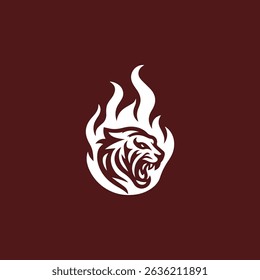 Tiger flame logo for sale.