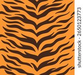 Tiger fur seamless pattern design
