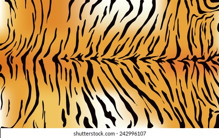 Tiger fur texture