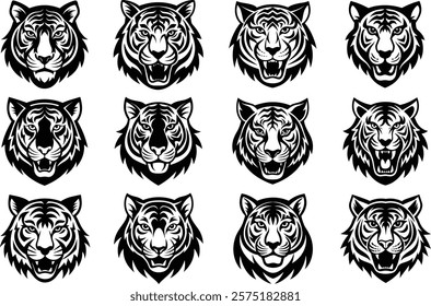 Tiger had logo icon vector illustration