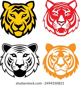 Tiger Hade vector animal isolated flat vector illustration.