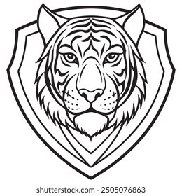 tiger hade vector art illustrator 