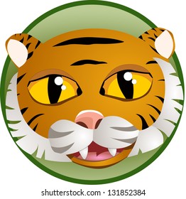  tiger / head of the animal from a horoscope