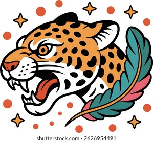 tiger head colorful art design illustration stock photos premium quality