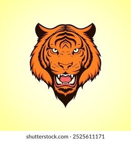 Tiger head cool abstract artwork