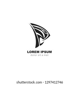 tiger head design logo