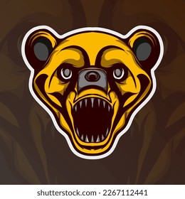 tiger head in different shapes  vector file
