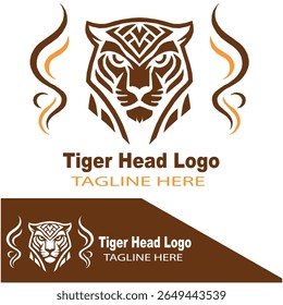Tiger Head Tiger Esports Logo vector image