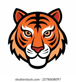 Tiger head And Face Art Vector