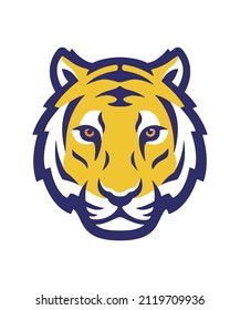 Tiger head icon and vector