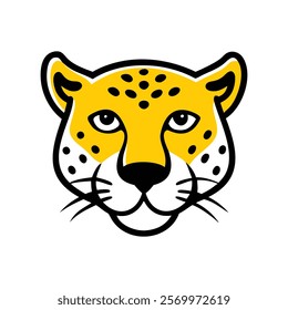 Tiger head icon vector illustration, nature, wildlife, icon, art, logo, doodle icon