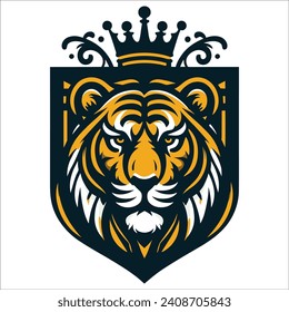 Cabeza de tigre, ilustración de cabeza de tigre
