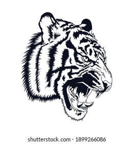 Tiger head logo design inspiration for your business and company.