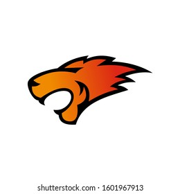 Tiger Head Logo Design Template