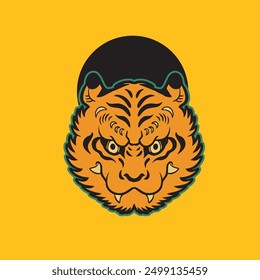 Tiger Head Logo design template