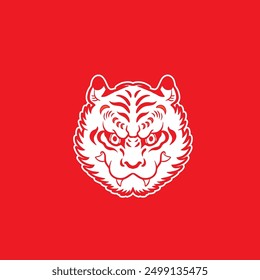 Tiger Head Logo design template