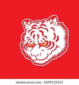 Tiger Head Logo design template