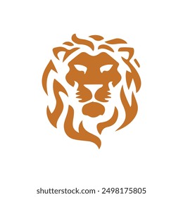 Tiger head logo design, Tiger logo design vector, Roaring tiger logo.