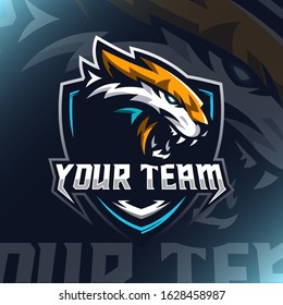 Tiger Head Logo esport vector illustration for teammate template