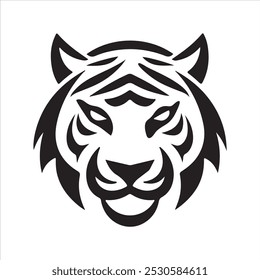 Tiger head logo, tiger, tiger logo, tiger face, icon fully editable vector logo template