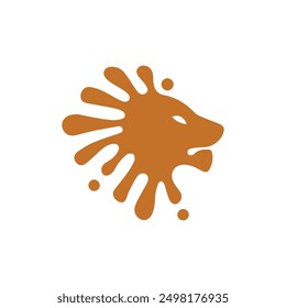 Tiger head logo. tiger face logo vector illustration.