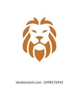 Tiger head logo. tiger face logo vector illustration.