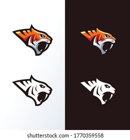 tiger head logo ready to use