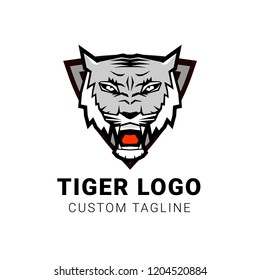 Wolf Head Mascot Logo Design Vector Stock Vector (Royalty Free) 1913465065