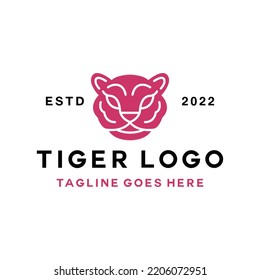 Tiger Head Logo vector design graphic emblem