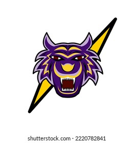 Tiger head logo vector for gaming club and  community mascot.