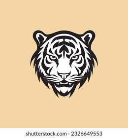 Tiger Head Logo Vector Illustration