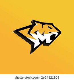 Tiger Head logo. Vector illustration.