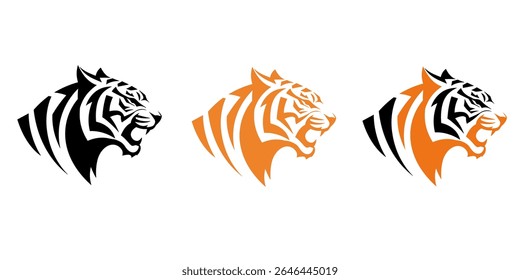 Tiger Head Logo Vector Illustration