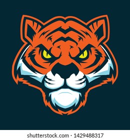 Tiger Head Logo Vector Template