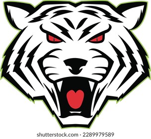 Tiger Head Logo Vector Template Illustration Design. Mascot Tiger Logo design Tiger sport logo