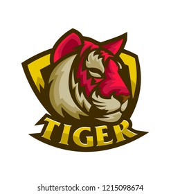 Tiger Head Mascot