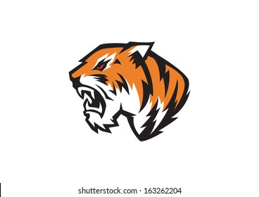 tiger head mascot