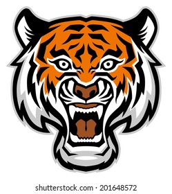 tiger head mascot