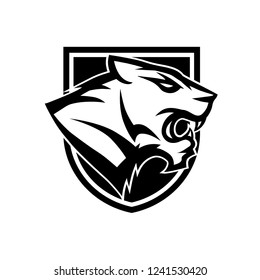 Tiger Head Mascot Icon Illustration Style