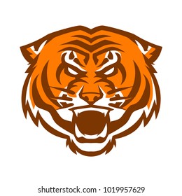 tiger head mascot logo