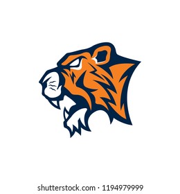 tiger head mascot logo