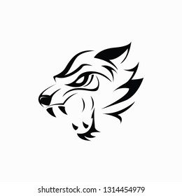 tiger head mascot logo