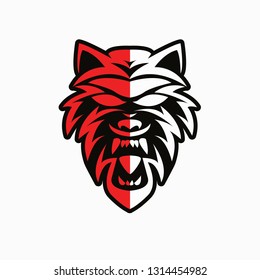 tiger head mascot logo