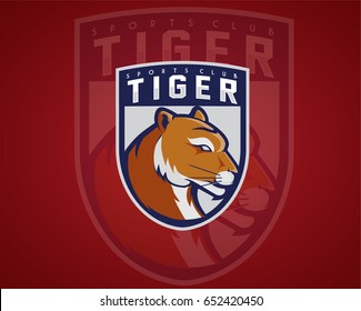 tiger head mascot logo