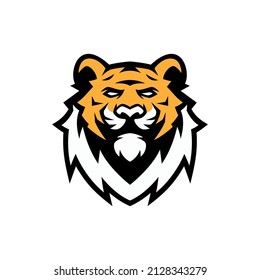 Tiger Head Mascot Logo Design