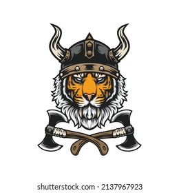 Diseño del logotipo de la mascota de la cabeza del tigre