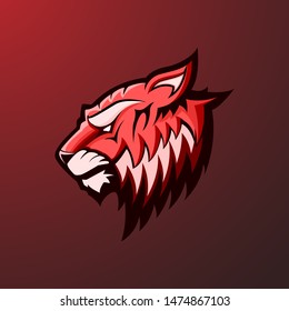 Tiger Head Mascot Logo Vector Stock Vector (Royalty Free) 1474867103 ...