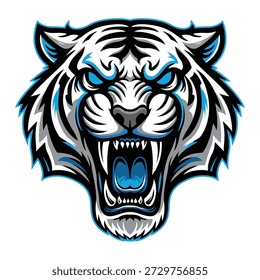 Tiger Head Mascot Logo Vector Illustration Editable Vector Logo Template
